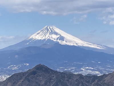 富士パノラマパークから富士山を望む